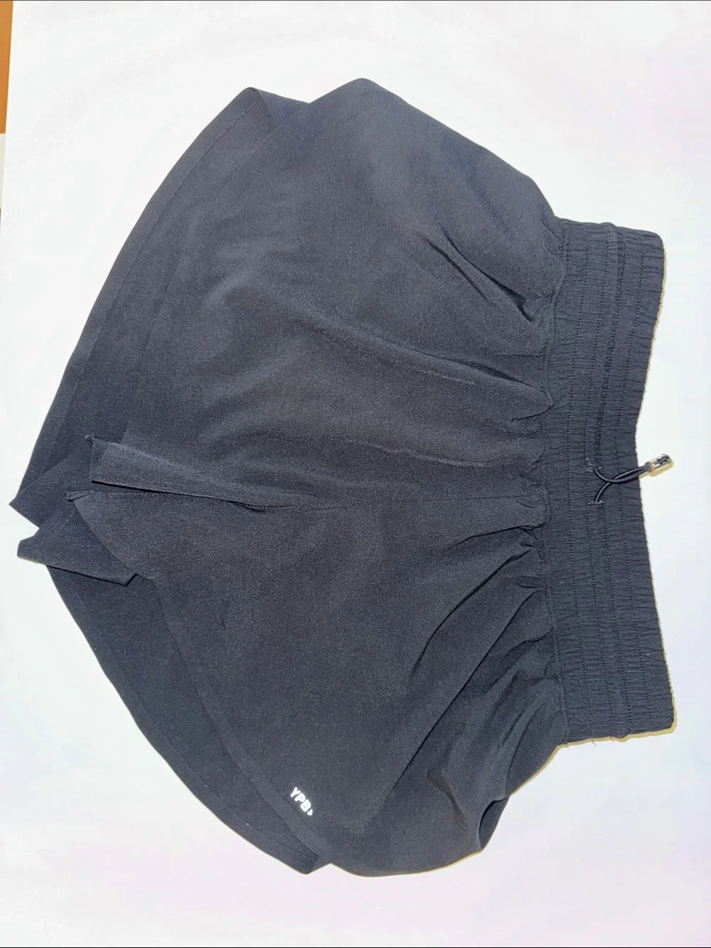 YPB ABERCROMBIE WOMENS BLACK RUNNING SHORTS SIZE MEDIUM NWOT